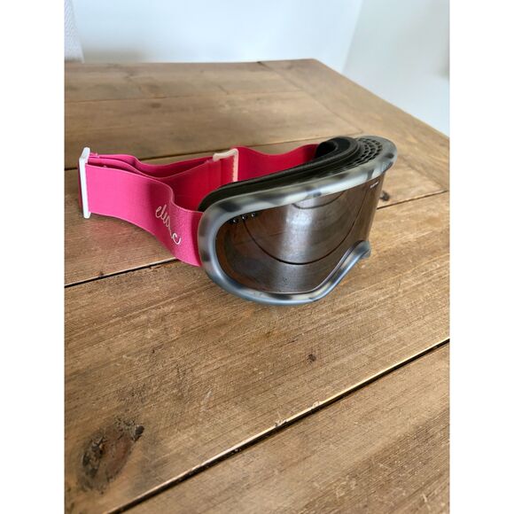 Electric Ski Goggles with Gray Camouflage Frame and Brown Mirrored Lens